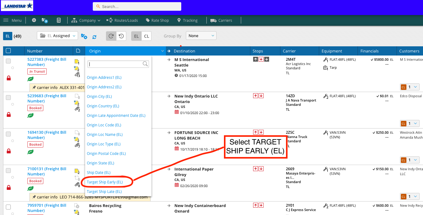 Carrier Status Updates/Tracking Process Street